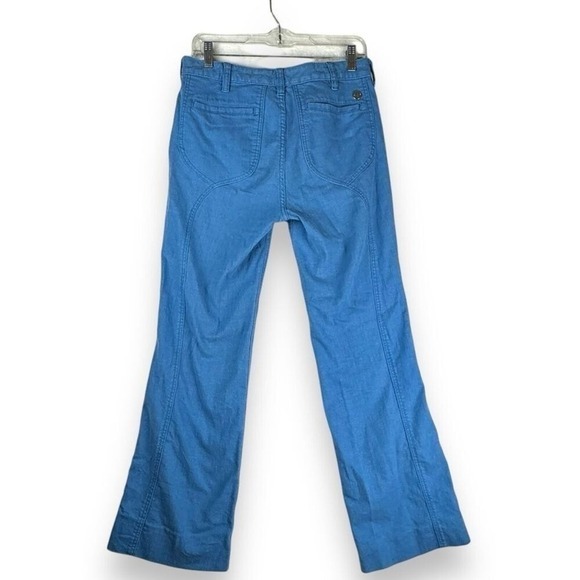 Tory Burch Bootcut Jeans Womens Size 30 Blue Stretch Denim Quiet Luxury Designer - Picture 3 of 13